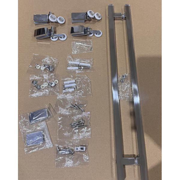 Душова кабіна без піддону Mixxus Premium Quadro SC01-90x90x195-TR Chrome прозоре скло 6мм (MI8290)