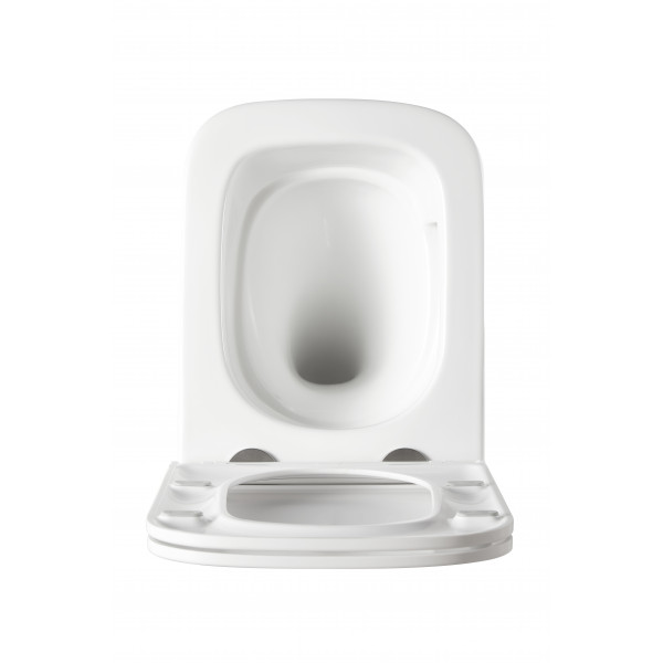 Унітаз підвісний Mixxus Premium Quadro-0301-T3 490x340x360mm, система змиву TORNADO 3.0 (MP6453)