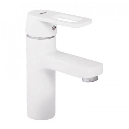 Змішувач для умивальника Zerix Z1030-7 білий (ZX0357)