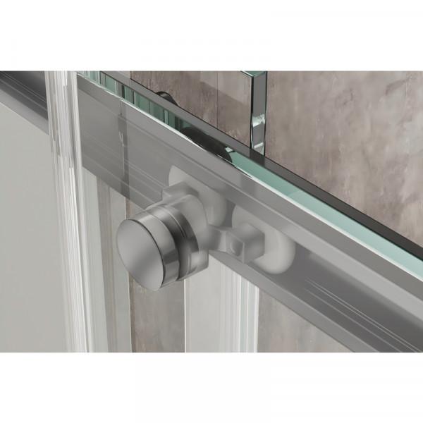 Душова кабіна без піддону Koer SR SC03-90x90x200-TR-02 прозоре скло Easy Clean 6мм SS Color (KR5680)