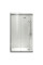 Двері в нішу Koer SR SD01-120x200-TR-07 прозоре скло Easy Clean 8мм, графіт (KR5378)