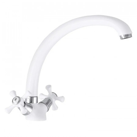 Кухонний змішувач білий MIXXUS Omega 273 (MI2766)