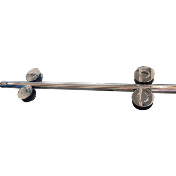 Двері в нішу Koer SR SD06-120x220-TR-01 прозоре скло Easy Clean 8мм, хром (KR5367)