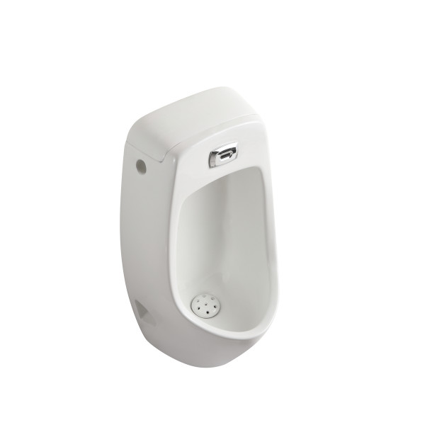 Пісуар підвісний Mixxus Premium BEVEL-1001 390x395x795mm з ІЧ-датчиком автоматичного змиву (MP6661)