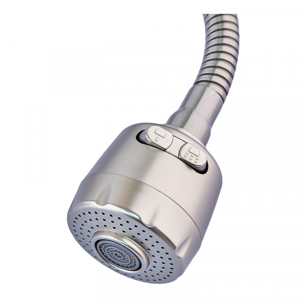 Змішувач для кухні Mixxus DAX-011 Reflector з рефлекторним виливом із нерж. сталі SUS304 (MI6076)