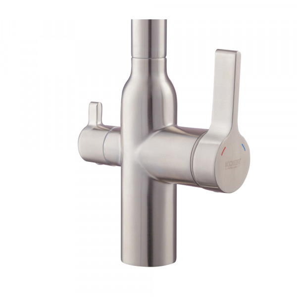 Змішувач для кухні з виходом для питної води Koer KI-72020-02 (з нерж. сталі) (KR4797)