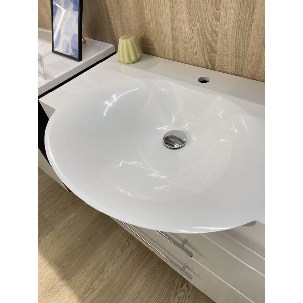 Sumatra 80-2 - білий глянсoвий - Без умивальника