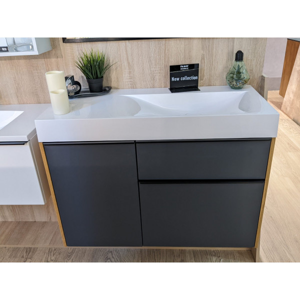 KERRI - МДФ - графіт матовий - Без умивальника