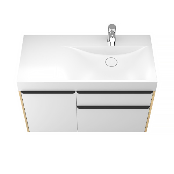 KERRI - МДФ - графіт матовий - Без умивальника