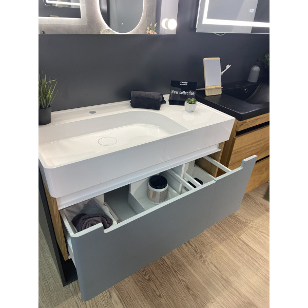 EDGE дві шухляди - білий глянсoвий - 950 - Optimus 950