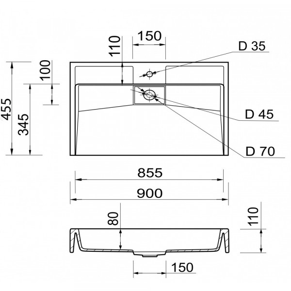 Vitold 900 - білий глянсoвий