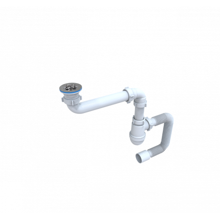 Сифон ергономічний ЛОТОС-ВІЛЬНИЙ ПРОСТІР