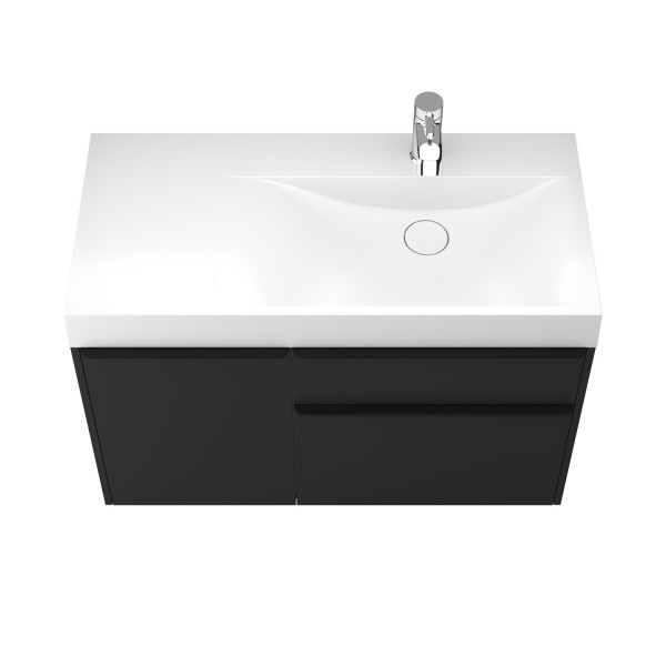 KERRI - МДФ - графіт матовий - Без умивальника