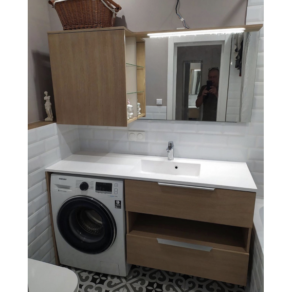 Vivara 1500 L/R - білий глянсoвий - Lauretta 1500 L/R