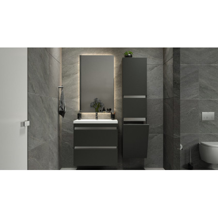 Borneo 70 - графіт матовий - Без умивальника