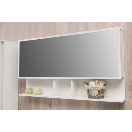 Дзеркальна шафа Butterfly 2 - білий - 1200 - 650