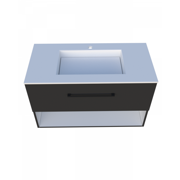 MILL 90 - 900 - білий матовий - Без умивальника