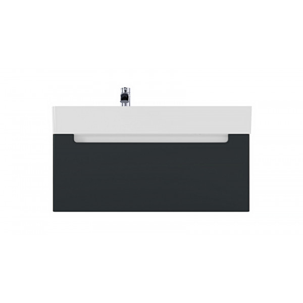 EDGE-1 один цільний ящик - білий глянсoвий - 950 - Без умивальника