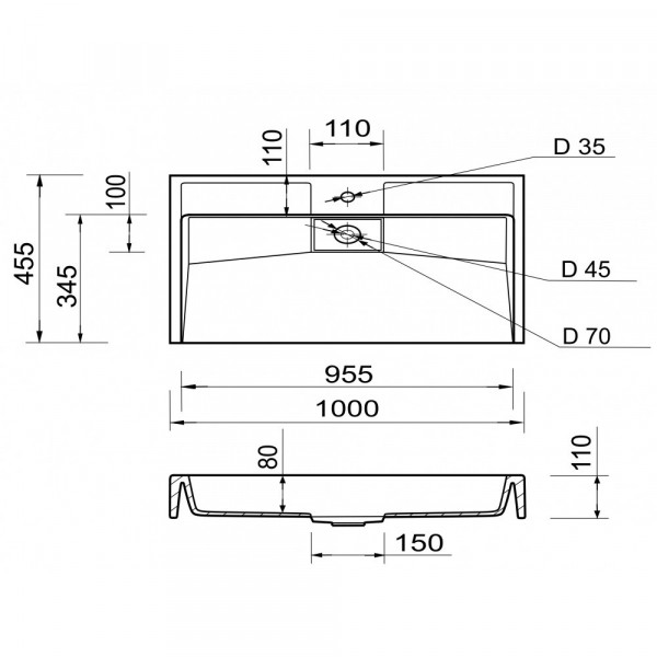 Vitold 1000 - білий матовий