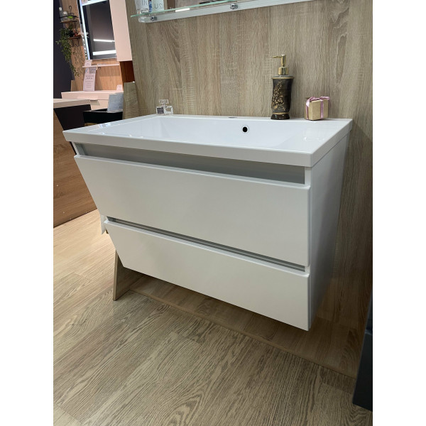 Cyprus 85 - білий матовий - Без умивальника