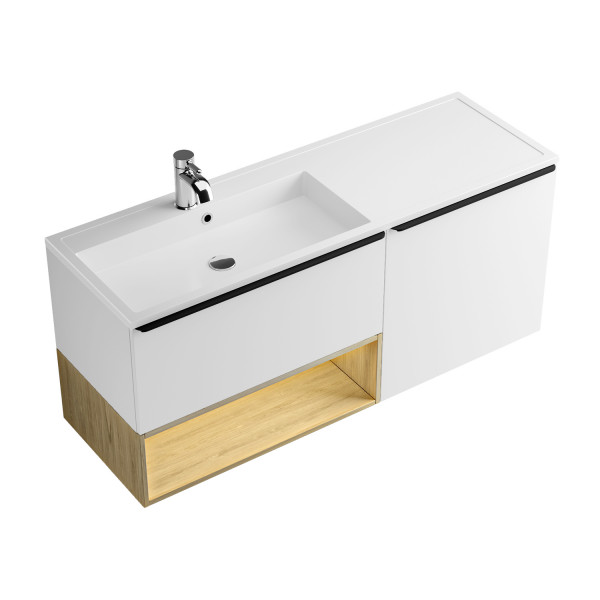 Yaros - білий глянсoвий - Без умивальника