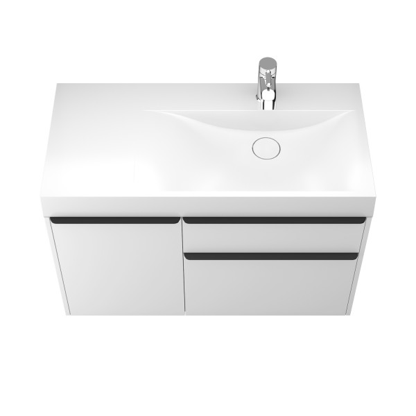 KERRI - МДФ - графіт матовий - Без умивальника