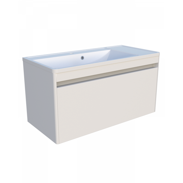 Aspen 100 - білий глянсoвий - Стільниця штучний камінь