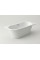 Ванна пристінна Evento 3 - білий матовий - Cправа