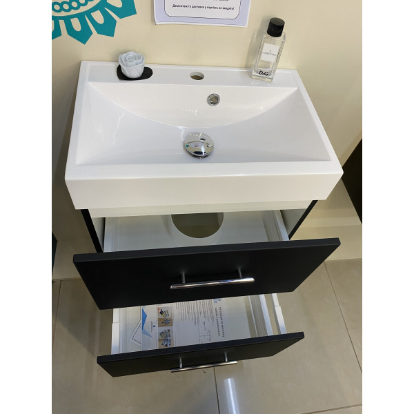 Тумба Crete 550 з умивальником (Виставковий зразок)