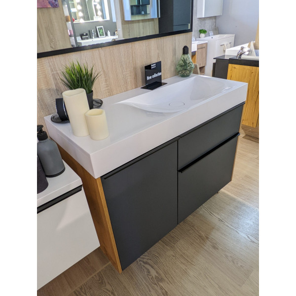 KERRI - МДФ - графіт матовий - Без умивальника