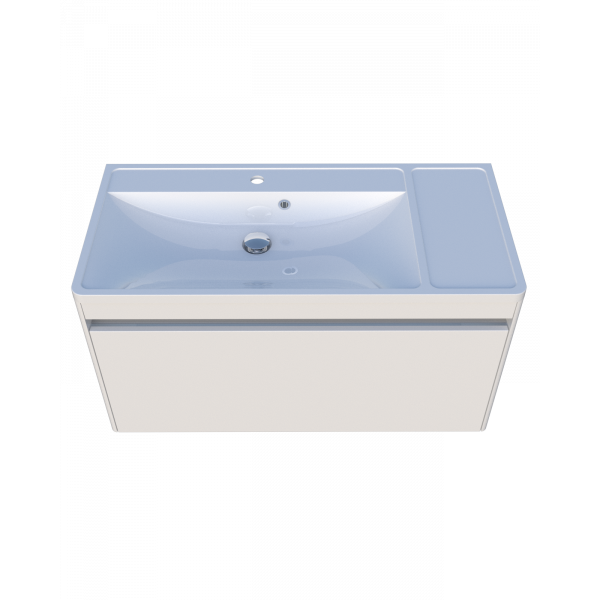 Aspen 100 - білий глянсoвий - Стільниця штучний камінь