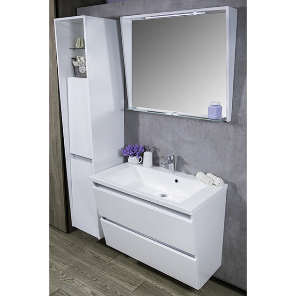 Cyprus 85 - білий матовий - Без умивальника