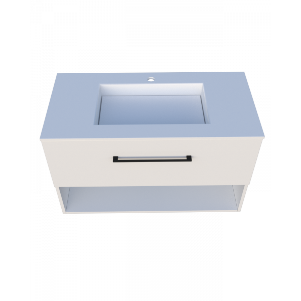 MILL 90 - 900 - білий матовий - Без умивальника