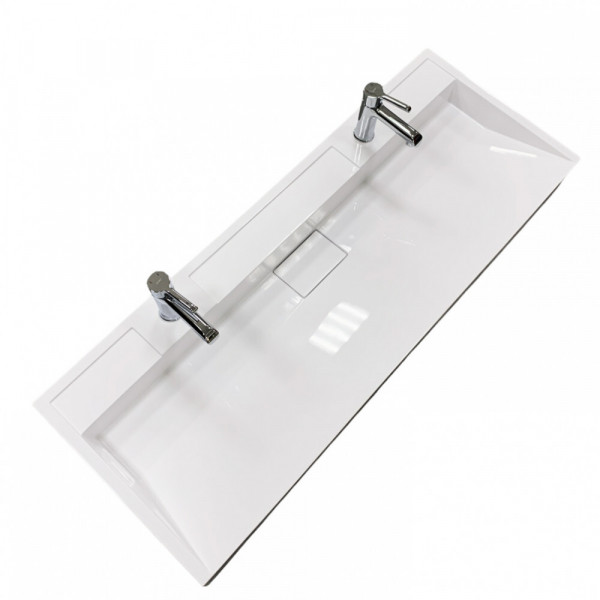 Vitold 1200 (під 2 змішувача) - білий матовий