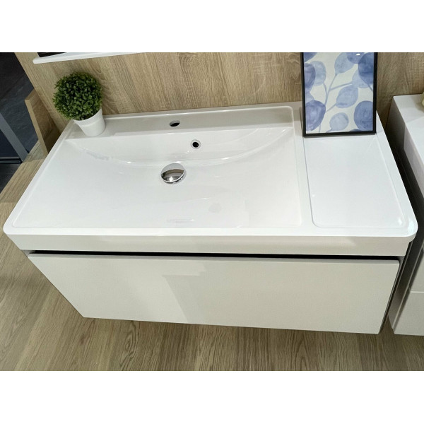 Aspen 100 - білий глянсoвий - Стільниця штучний камінь