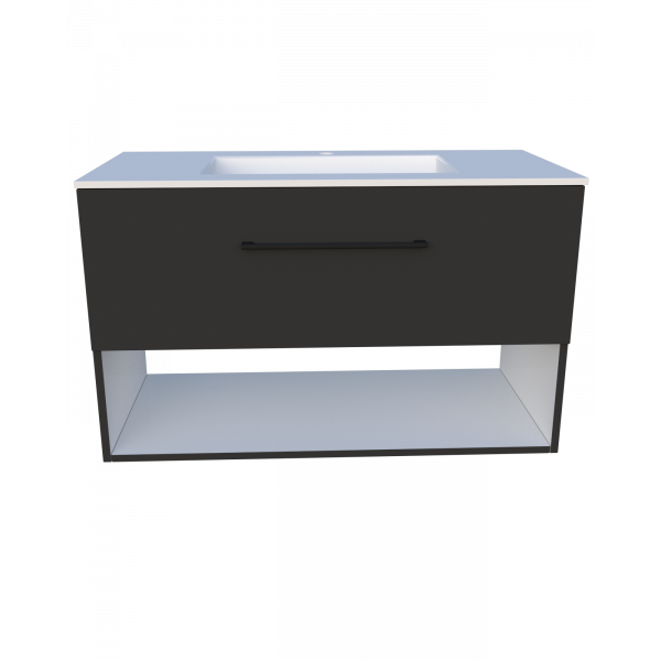 MILL 90 - 900 - білий матовий - Без умивальника