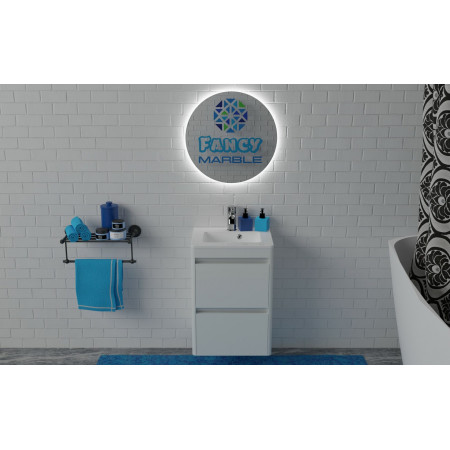 Bali 50-2 (Висота тумби 700мм) - білий глянсoвий - Annabele 500