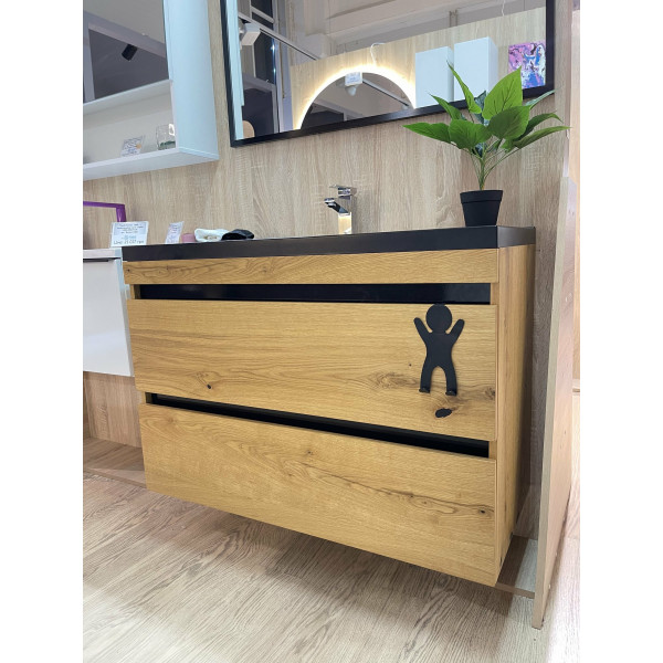 Borneo 100 - графіт матовий - Без умивальника