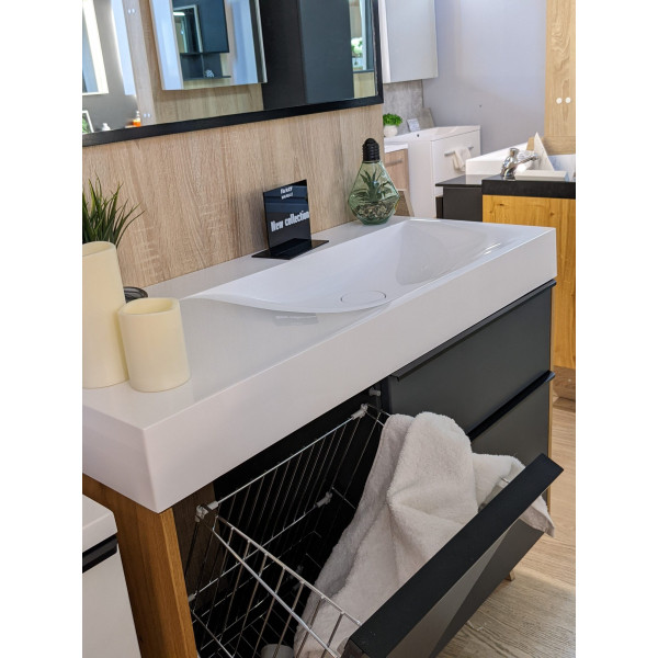 KERRI - МДФ - графіт матовий - Без умивальника