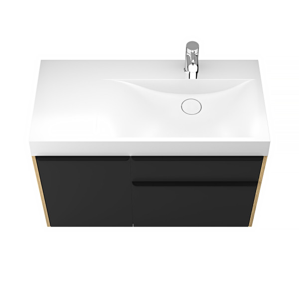 KERRI - МДФ - графіт матовий - Без умивальника