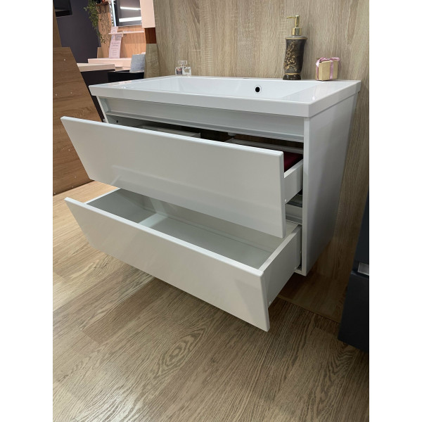 Cyprus 85 - білий матовий - Без умивальника