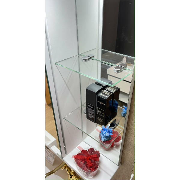 Дзеркальна шафа MC-8 - білий матовий - 580 - 700