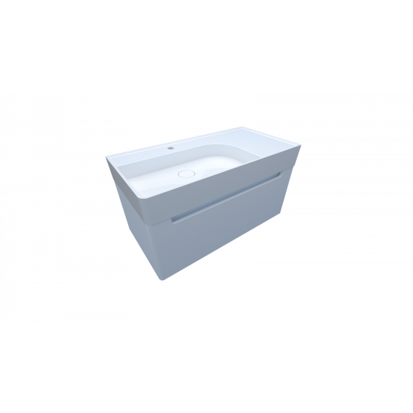 EDGE-1 один цільний ящик - білий глянсoвий - 950 - Без умивальника