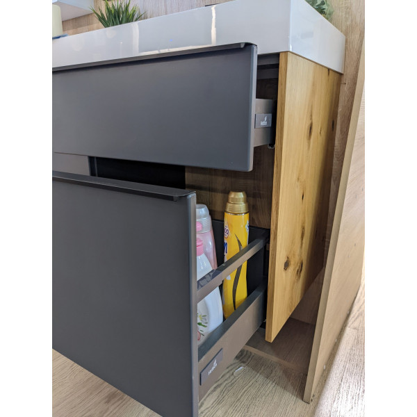 KERRI - МДФ - графіт матовий - Без умивальника