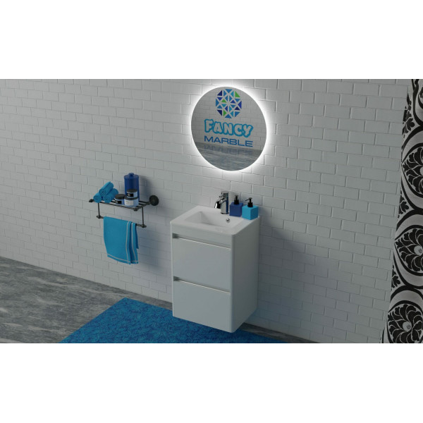 Bali 50-2 (Висота тумби 700мм) - білий глянсoвий - Annabele 500