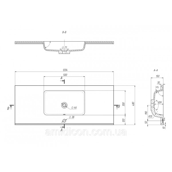 Rodeo 1200 - білий глянсoвий