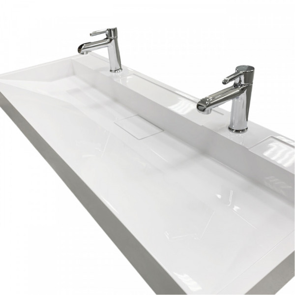 Vitold 1200 (під 2 змішувача) - білий матовий