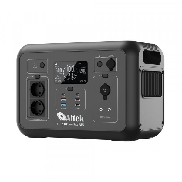 Портативная зарядная станция ALTEK AL 1200 PowerBox PLUS (1008 Вт·ч)
