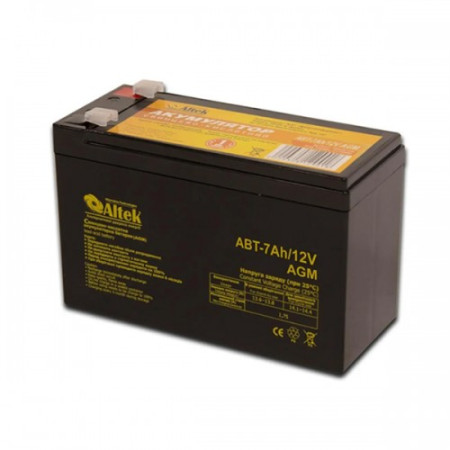 Аккумулятор ALTEK ABT 7Аh 12V AGM