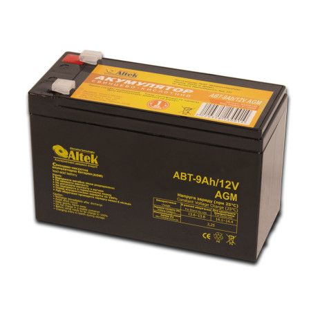Аккумулятор ALTEK ABT 9Аh 12V AGM